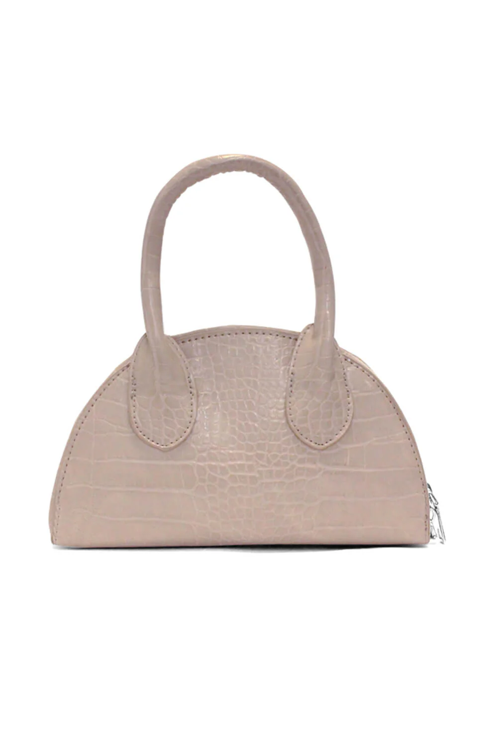Nude Croc Tiny Bag - Image 4