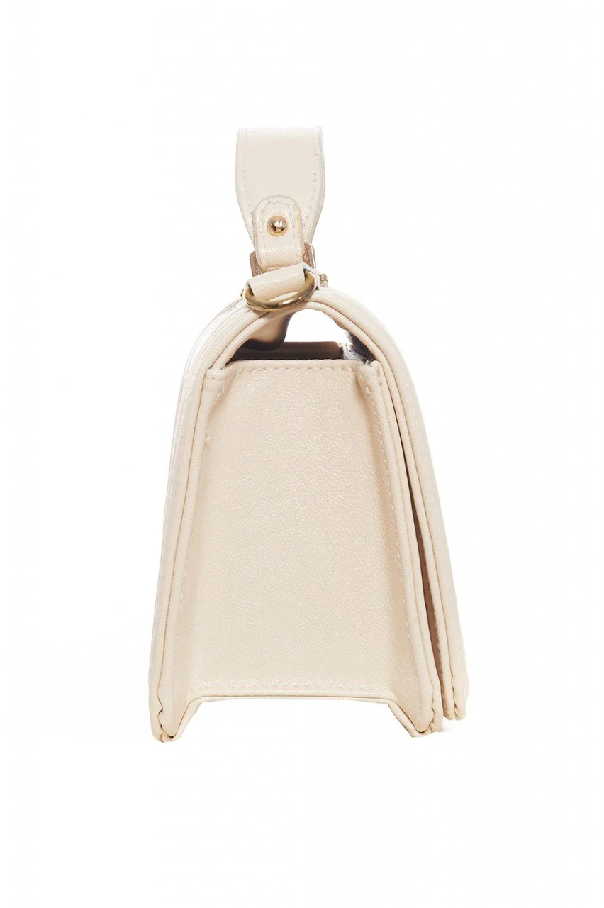 Nude Mini Quilted Handbag - Image 2