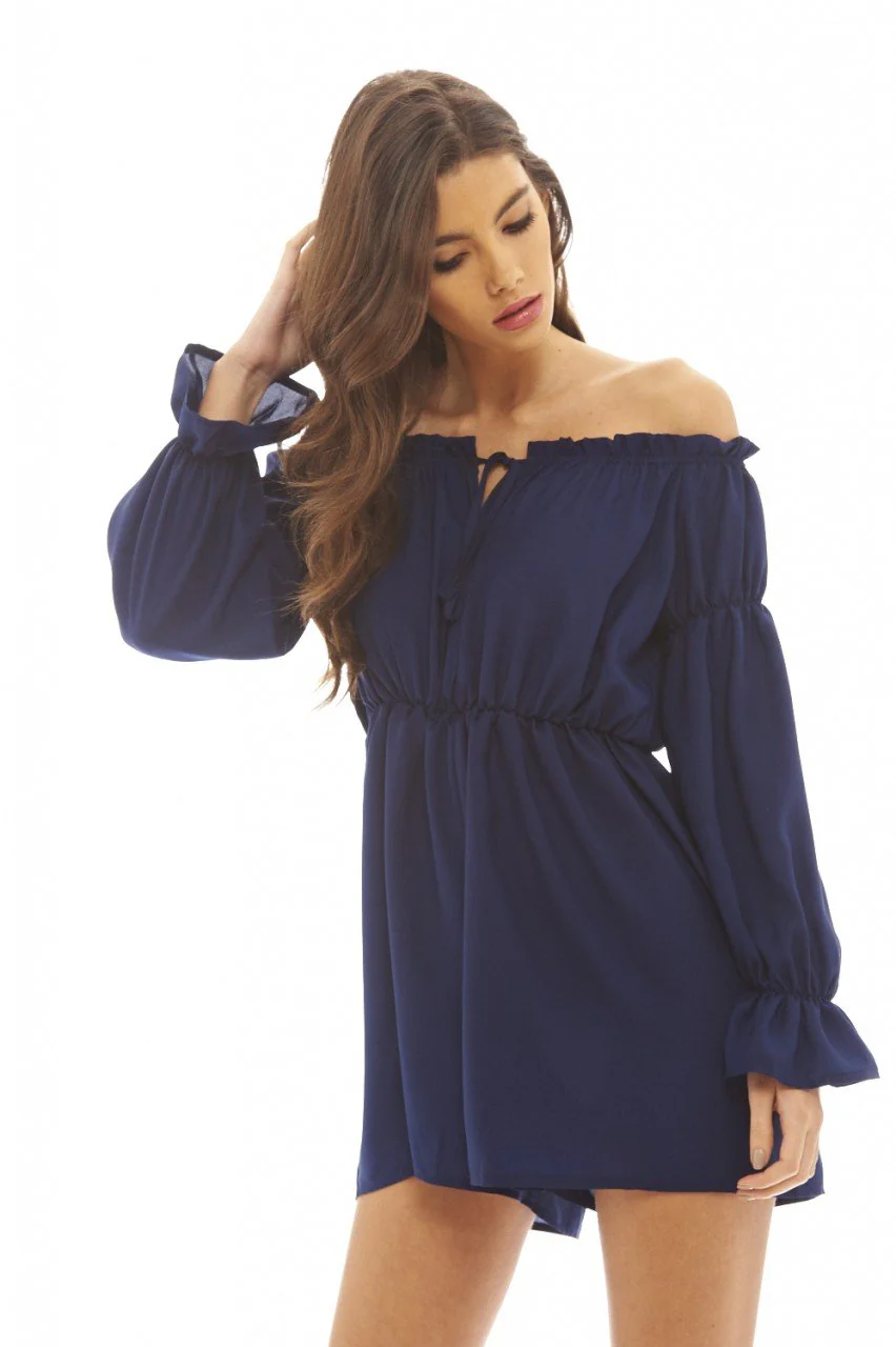 Off The Shoulder Playsuit - Image 5