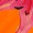 Orange And Pink Floral Print Strappy Slip Midi Dress - Image 6