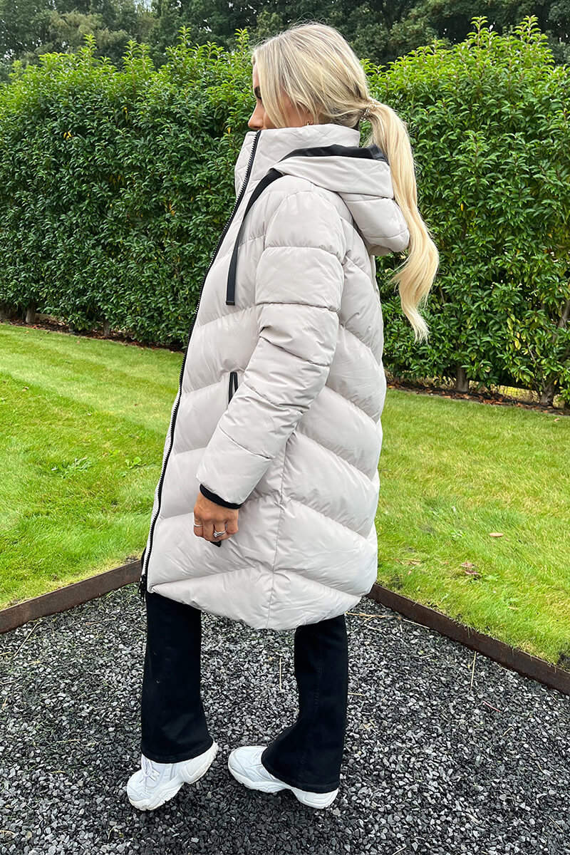 Oyster Long-Line Padded Coat - Image 3