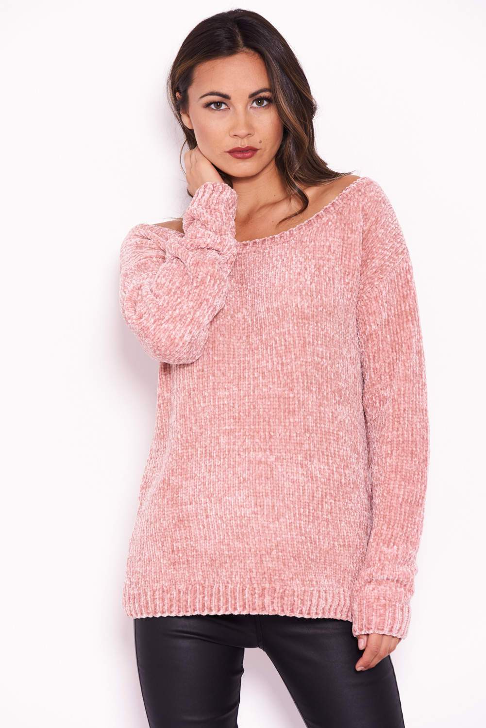 Pink Chenille Jumper - Image 4