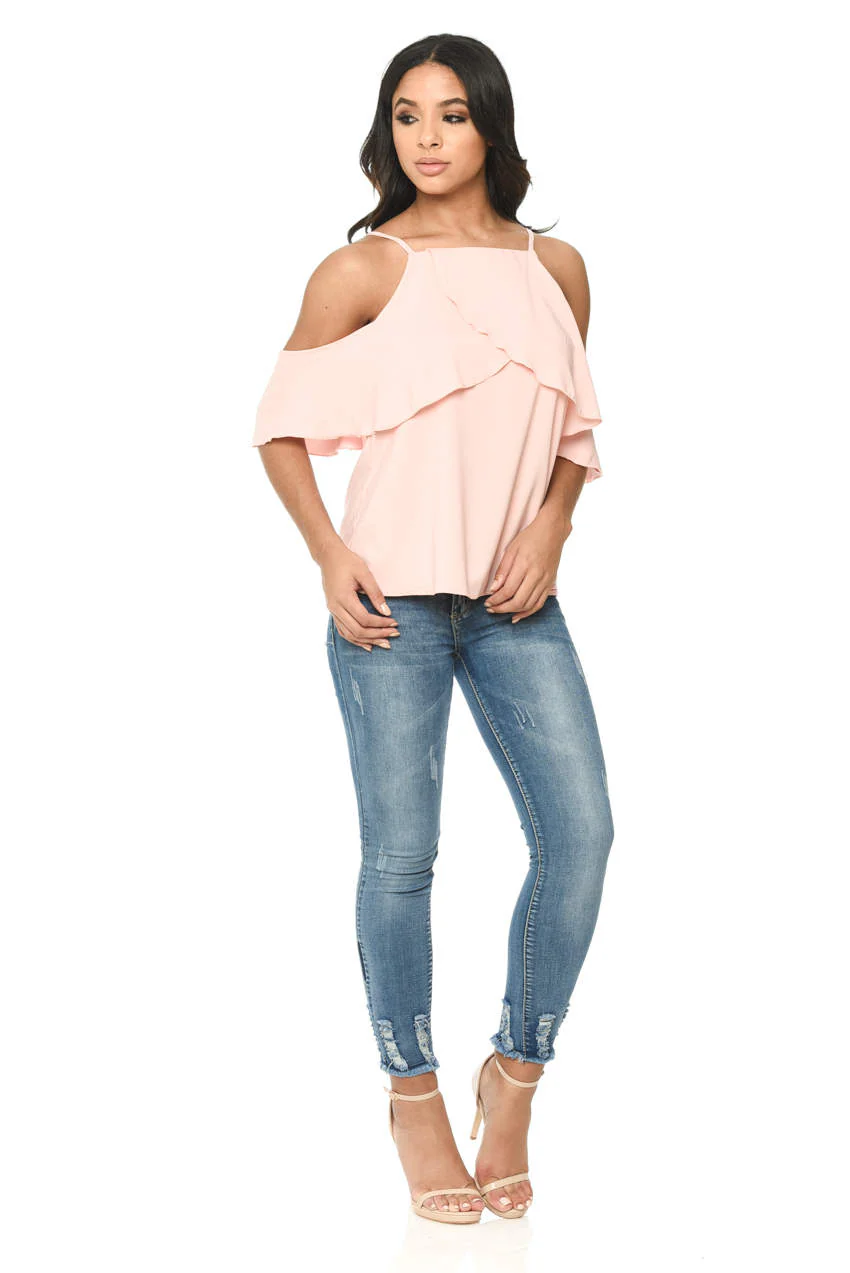 Pink Floaty Cami Top - Image 2