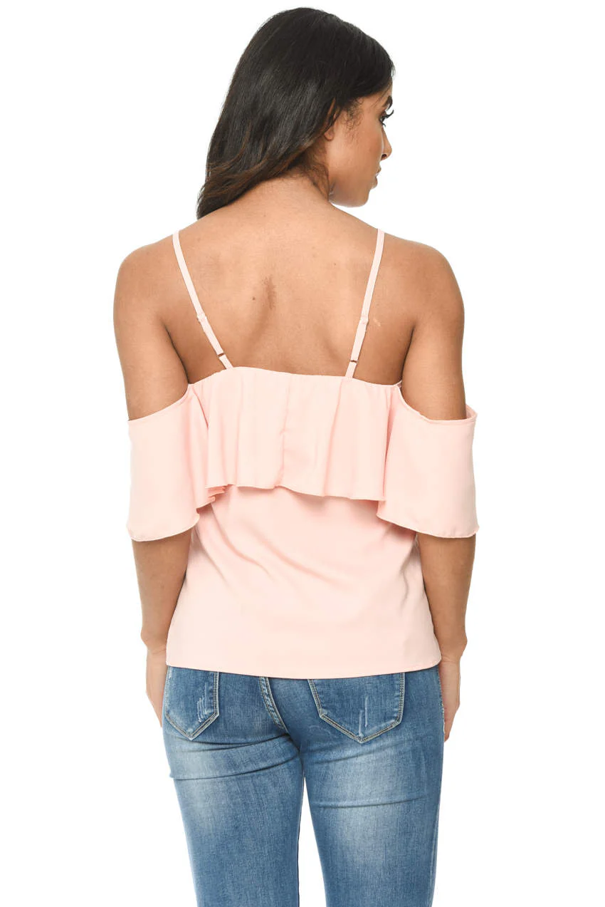 Pink Floaty Cami Top - Image 3