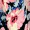 Pink Floral Print Short Sleeve Belted Wrap Midi Dress - Image 5