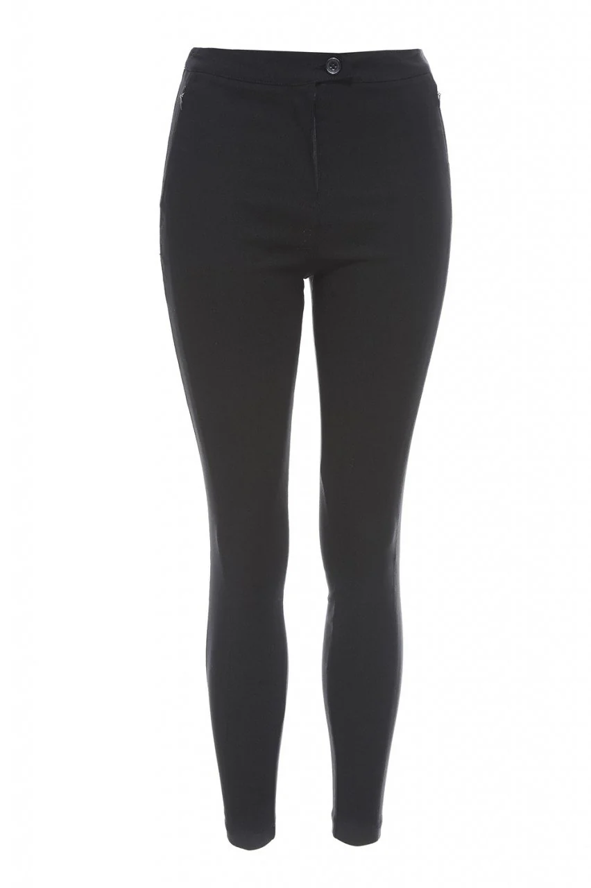 Plain Black Trousers - Image 5