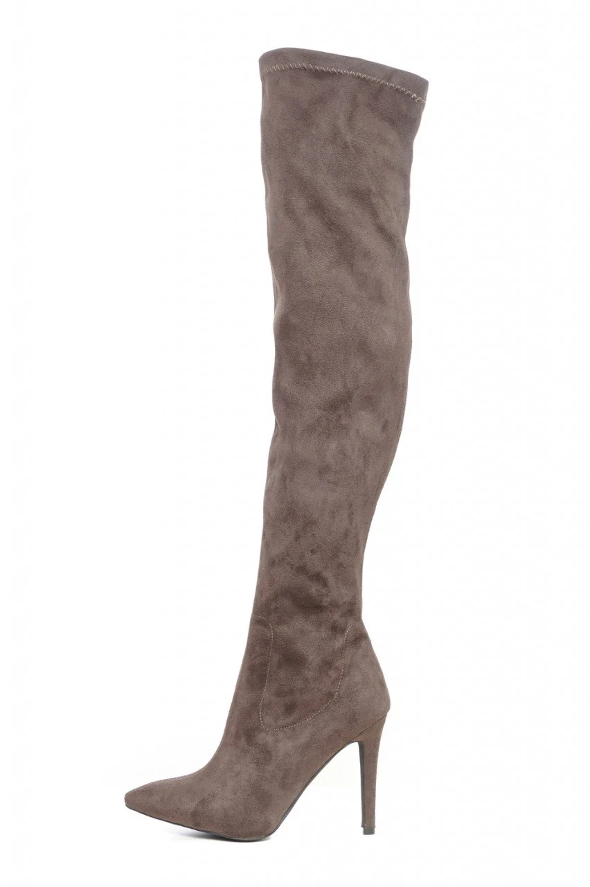 Pointed Knee High Boots - Image 2