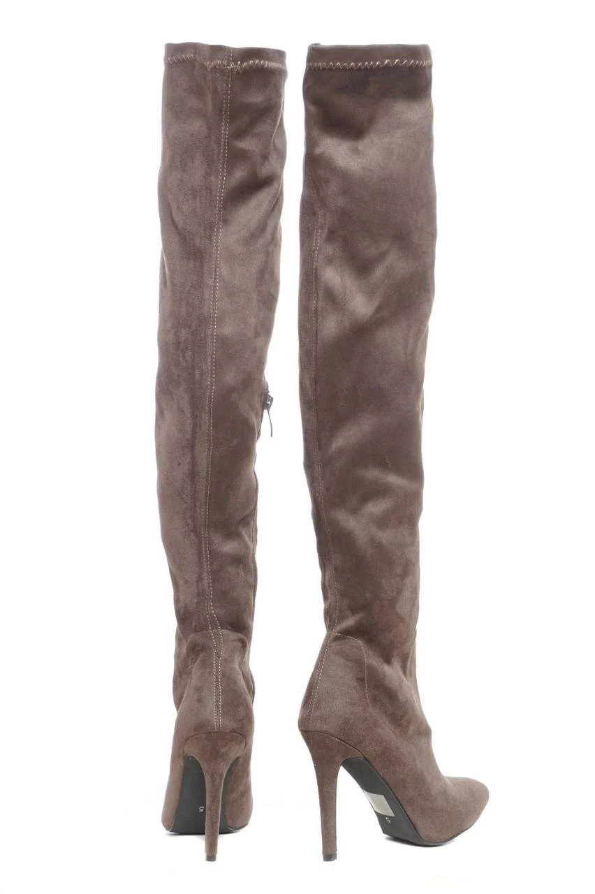 Pointed Knee High Boots - Image 3
