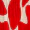 Red Abstract Print Butterfly Sleeve Frill Hem Mini Dress - Image 6