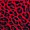 Red and Black Animal Print Tie Front Midi Dress - Image 5