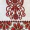 Red And White Floral Border Print Tie Strap Midi Dress - Image 6