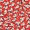 Red Floral Print Wrap V Neck Frilled Play Suit With Side Tie - Image 6