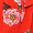 Red Floral Waterfall Dress - Image 5