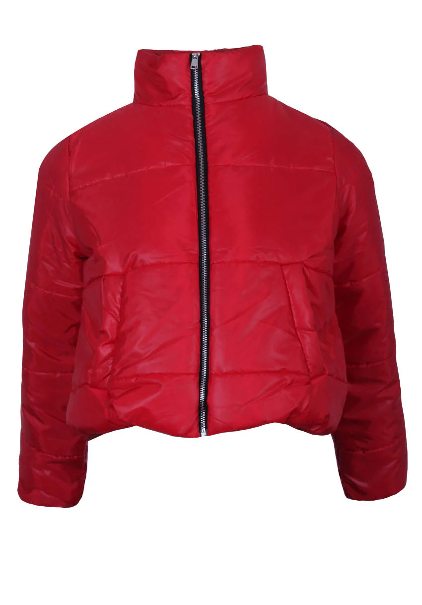 Red Puffer Jacket - Image 4