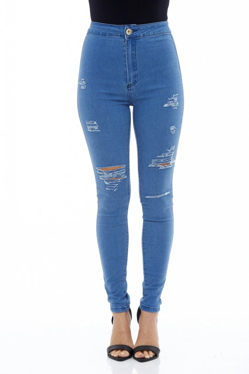 Ripped Detail Jeans - Image 2