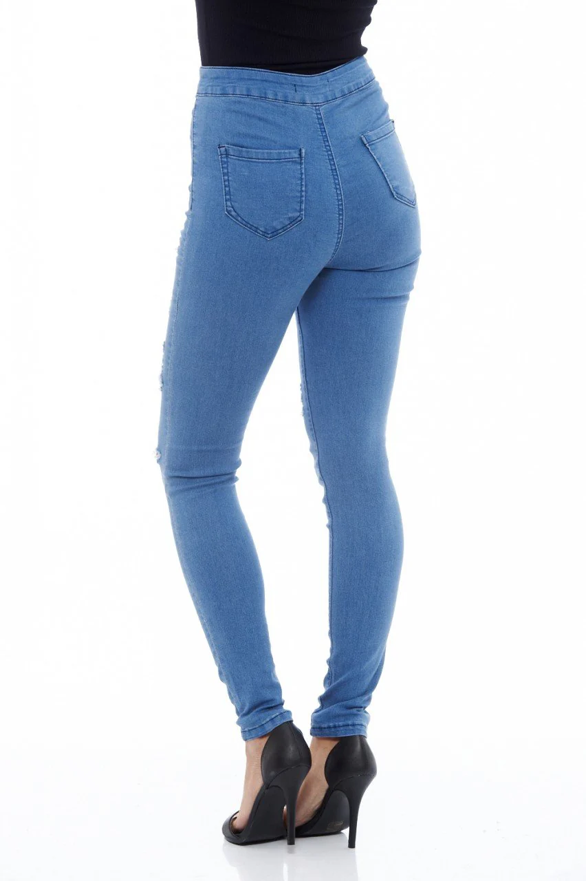 Ripped Detail Jeans - Image 4