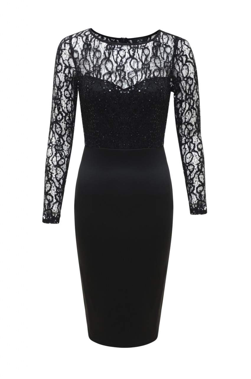Sequin Top Bodycon Midi Dress - Image 4
