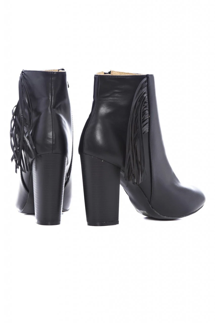 Side Tassel Heeled Boot - Image 3