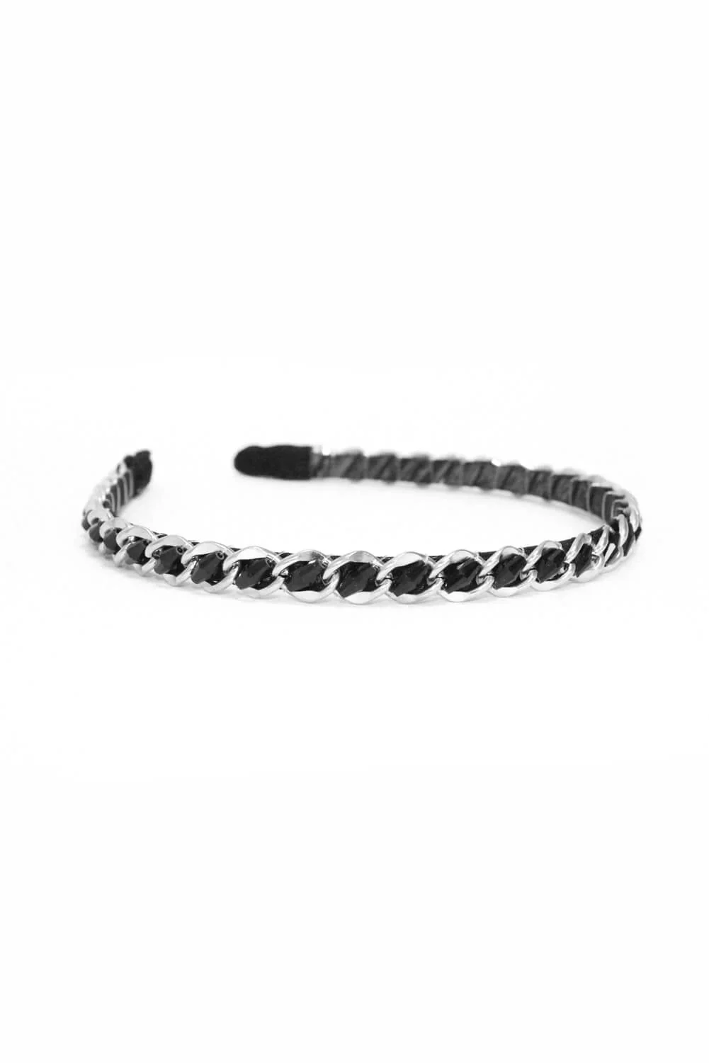 Silver Chain Slim Headband - Image 2