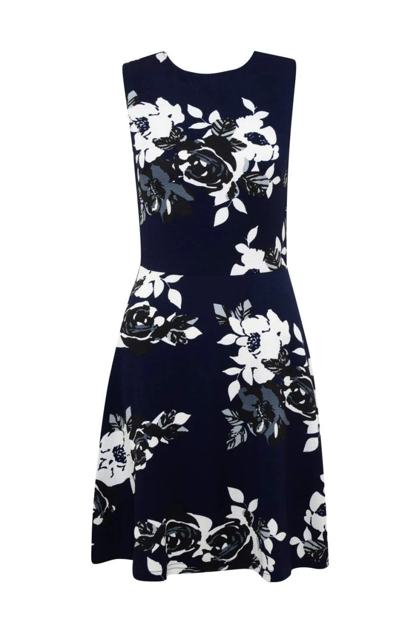 Sleeveless Floral Skater Mini - Image 6