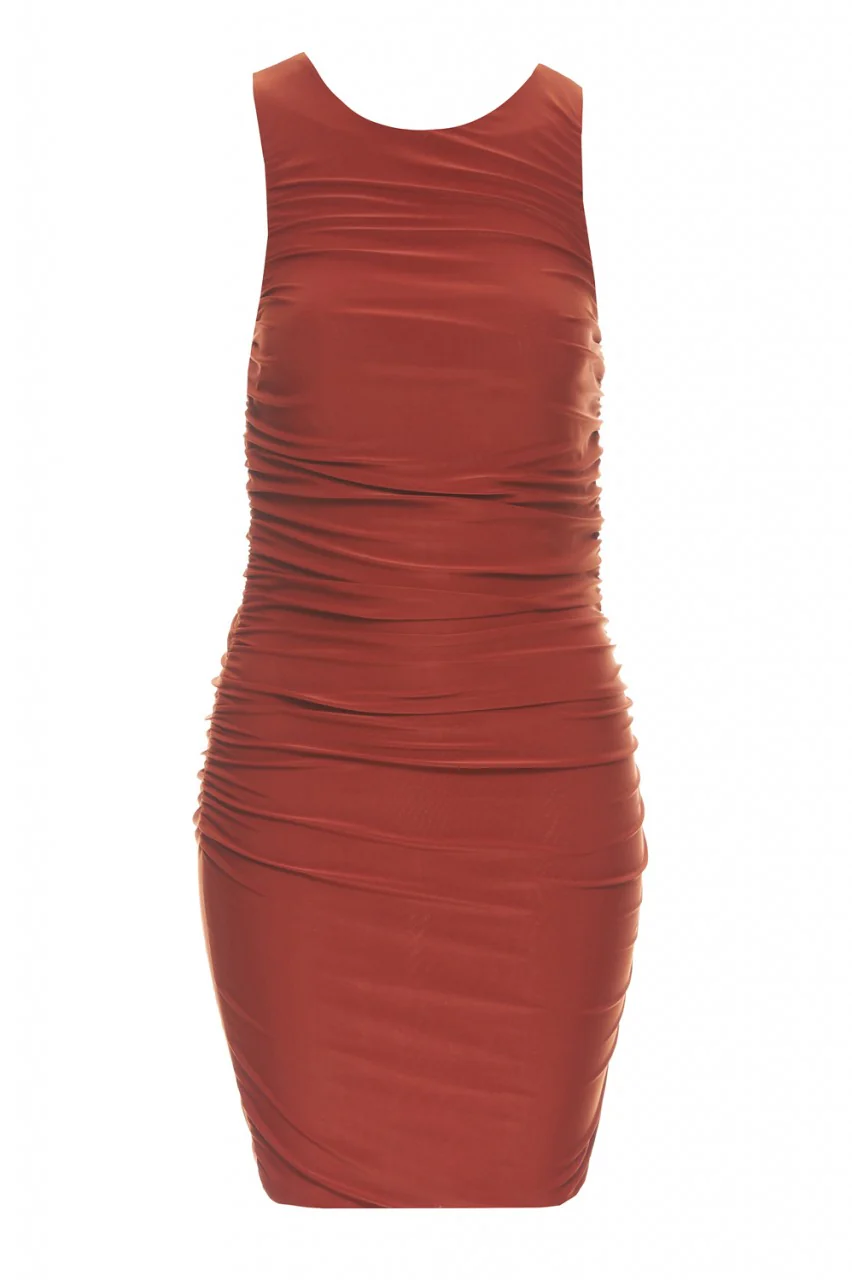 Slinky Bodycon  Mini Dress - Image 5