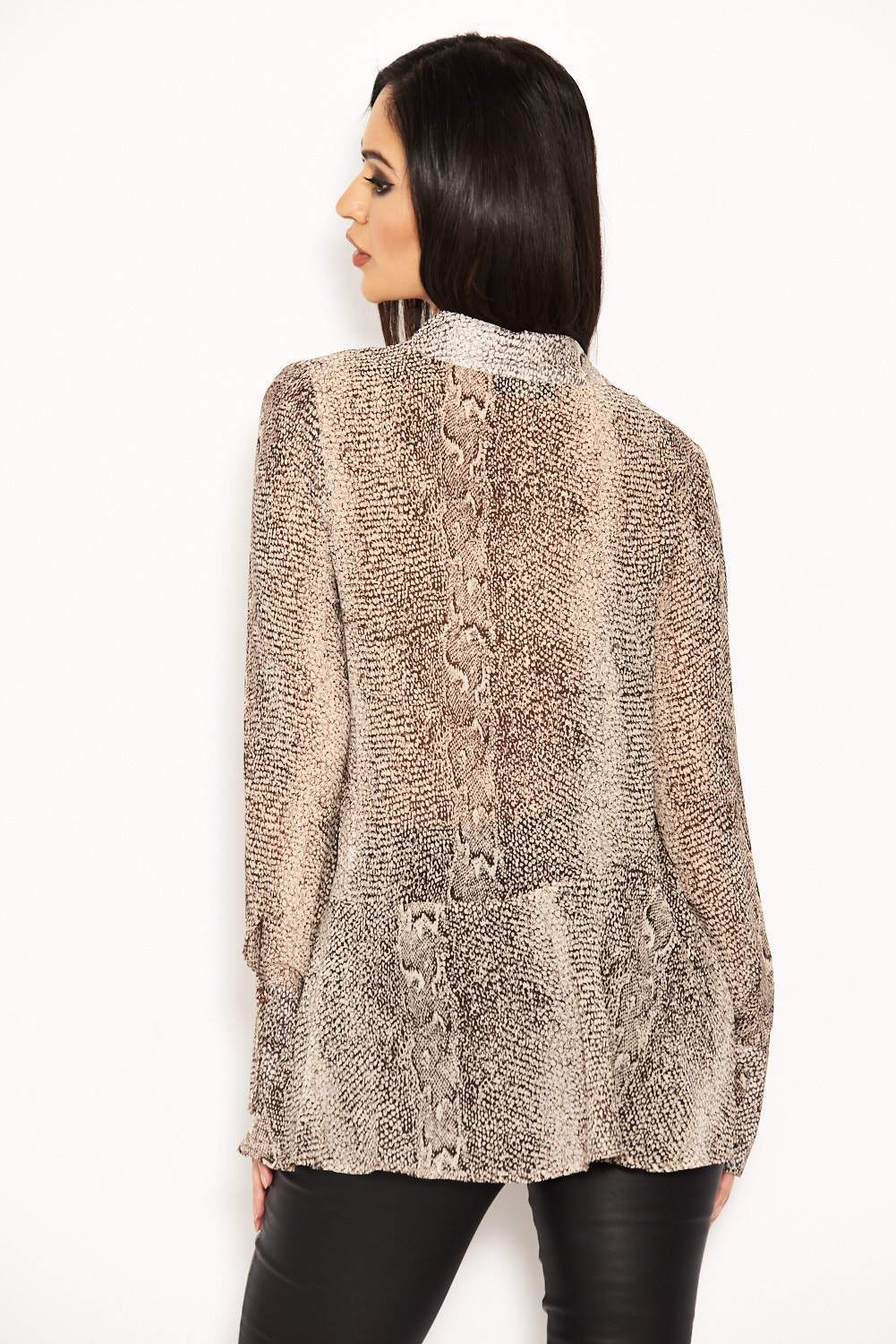 Snake Printed Blouse - Image 3