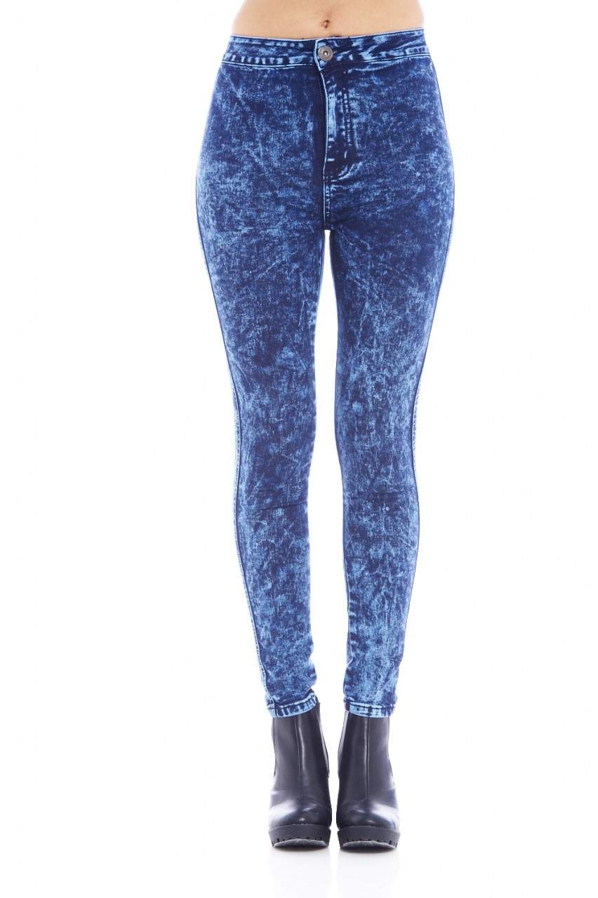 Speckle High Waist Jean - Image 3