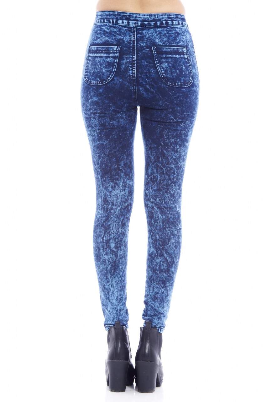 Speckle High Waist Jean - Image 4