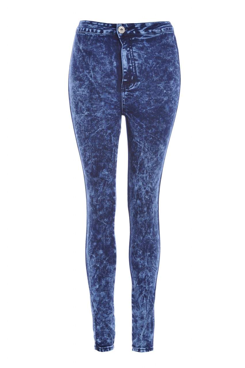 Speckle High Waist Jean - Image 5