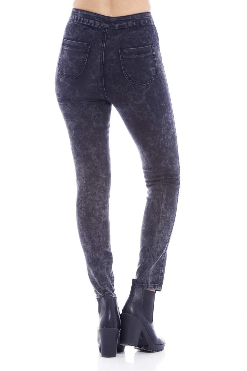Speckle High Waist Jean - Image 4