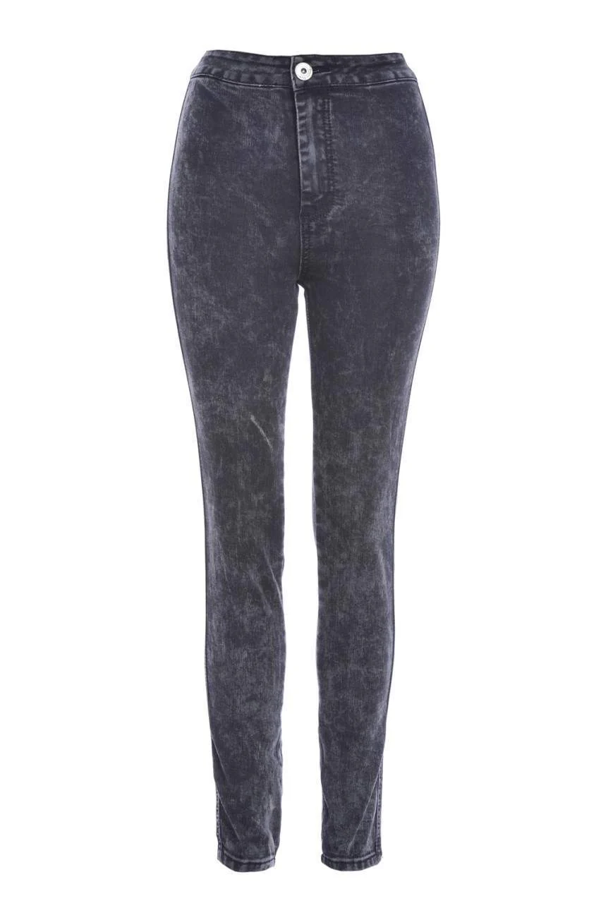 Speckle High Waist Jean - Image 5