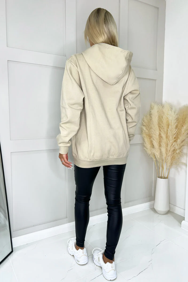Stone NYC Slogan Hoodie - Image 4