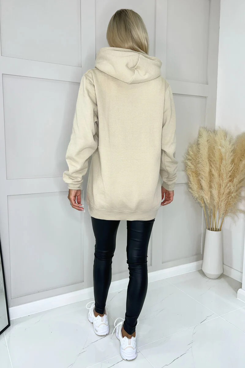 Stone Pure Angels Slogan Hoodie - Image 4