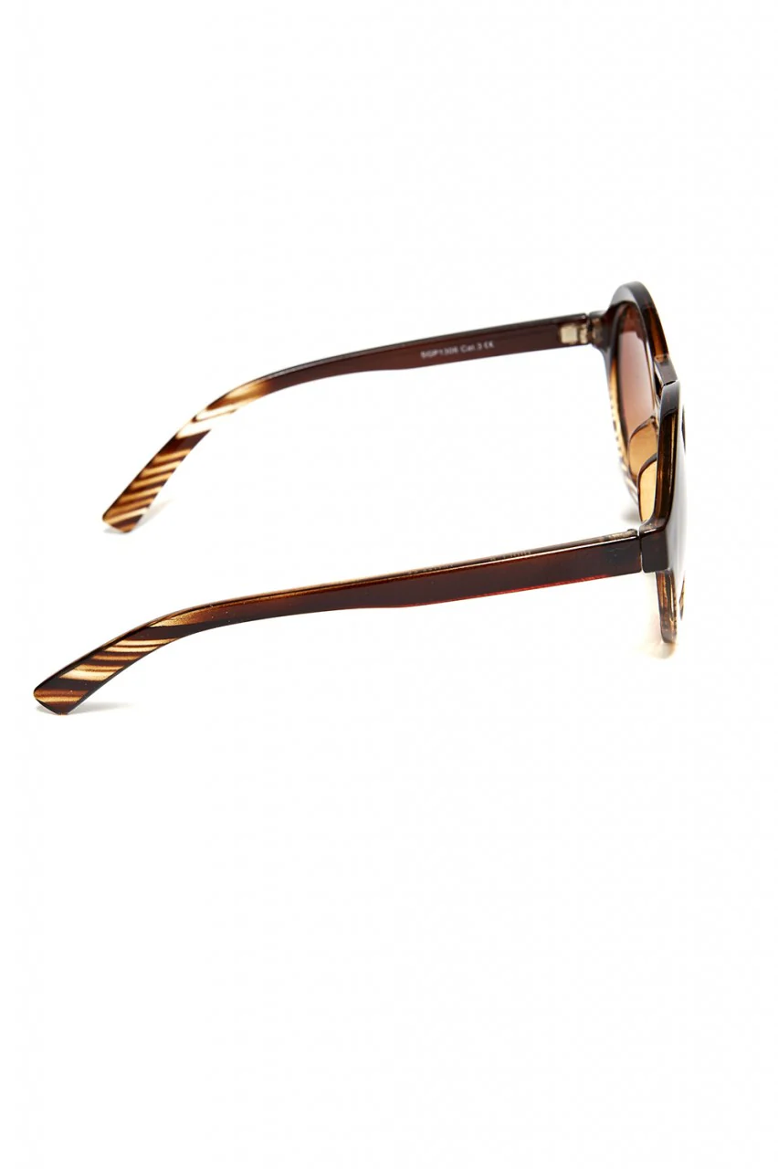 Striped Retro Sunglasses - Image 5