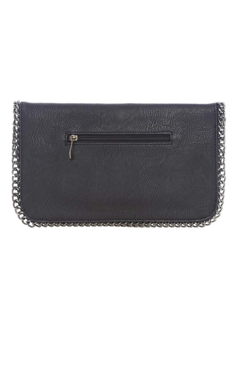 Stylish Chain Detail Clutch - Image 3