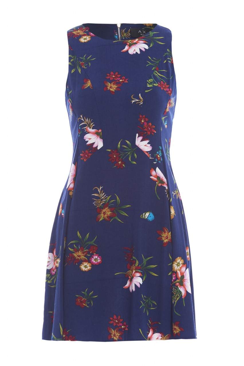 Summer Floral Printed Day Skater Dress - Image 5