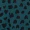 Teal And Black Heart Printed Frill Front Midi Dress - Image 5