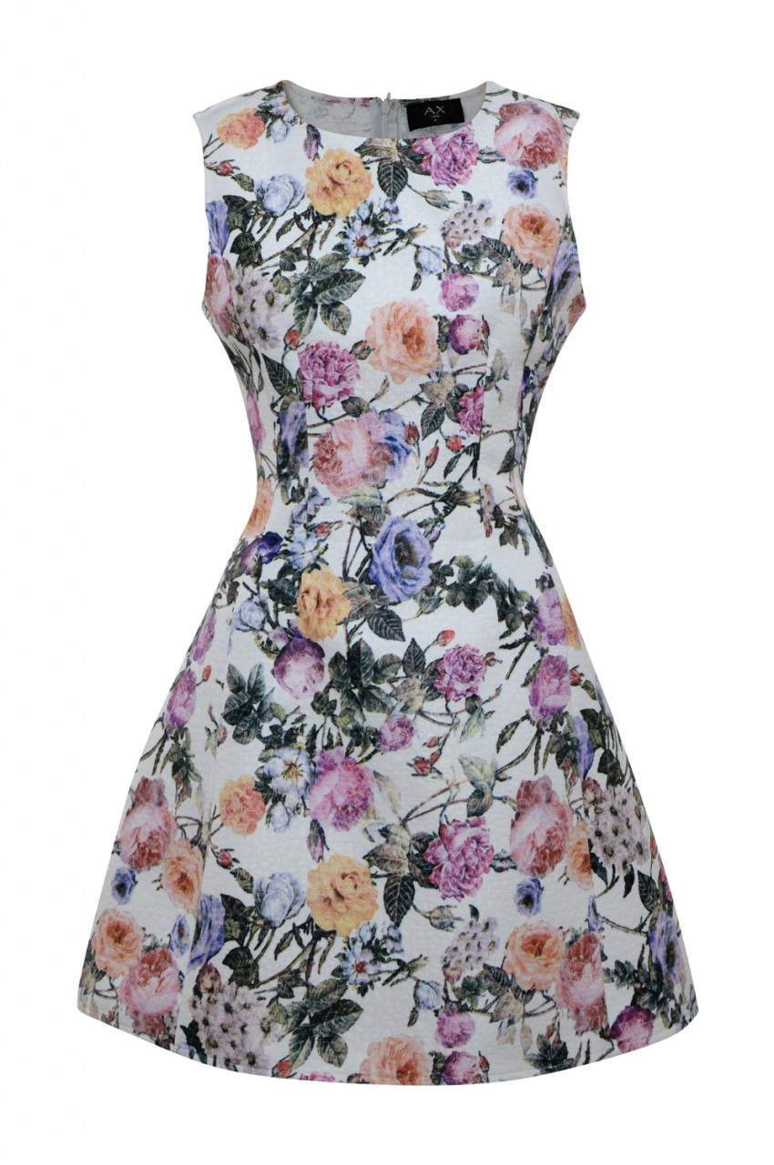 Vintage Floral Skater Dress - Image 4
