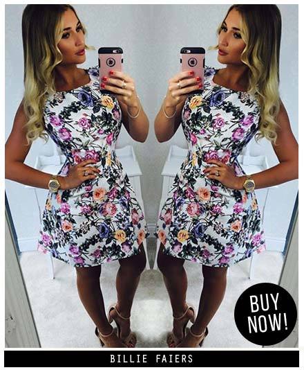 Vintage Floral Skater Dress - Image 5