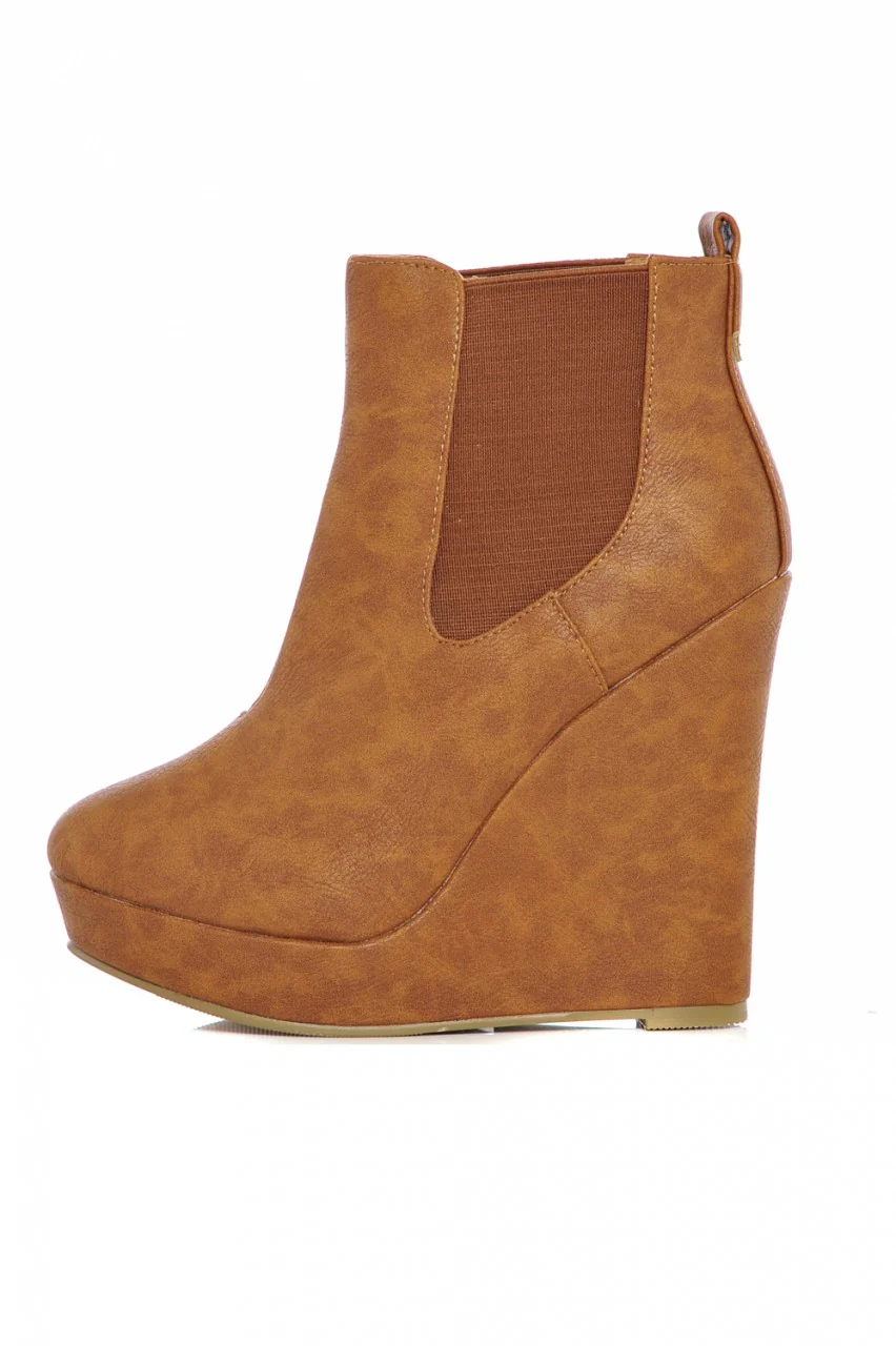 Wedge  Ankle  Boots - Image 2