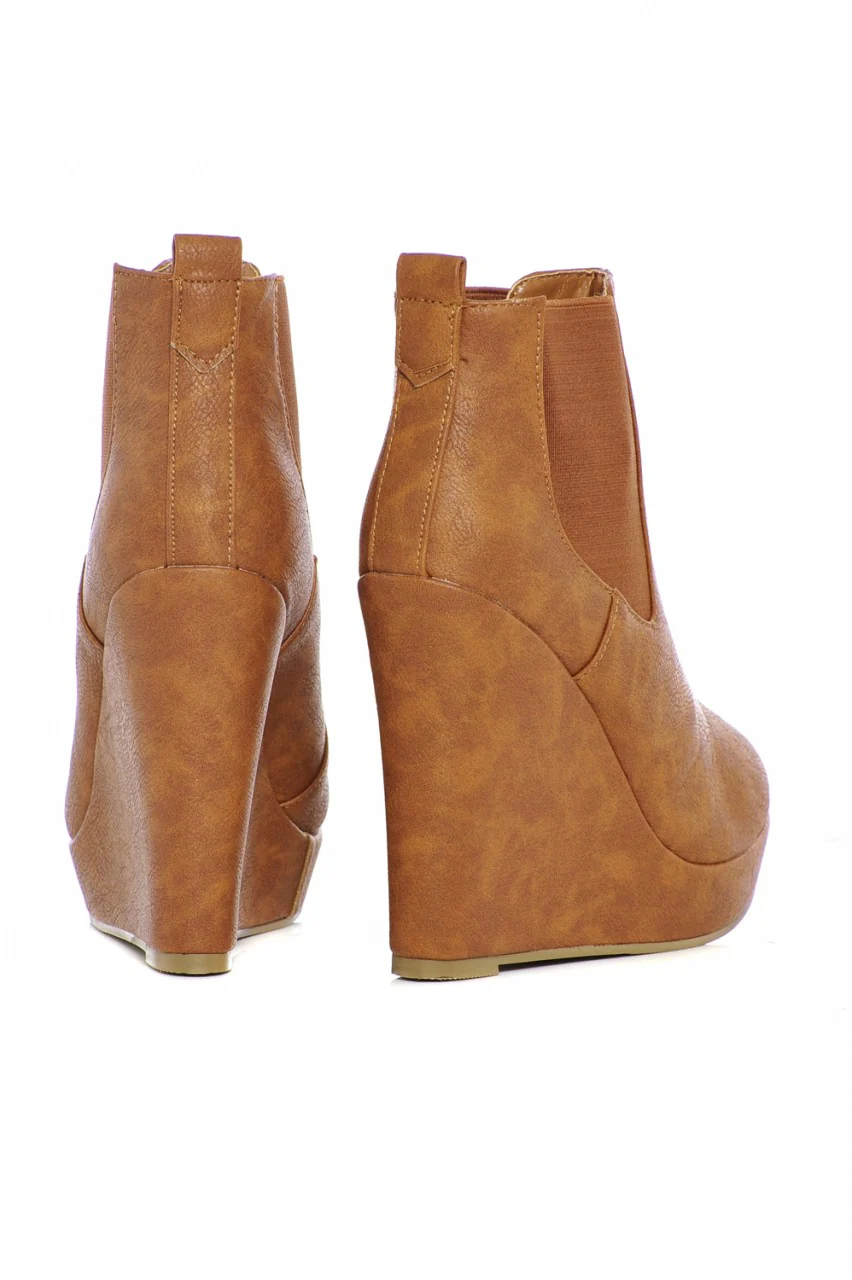 Wedge  Ankle  Boots - Image 3