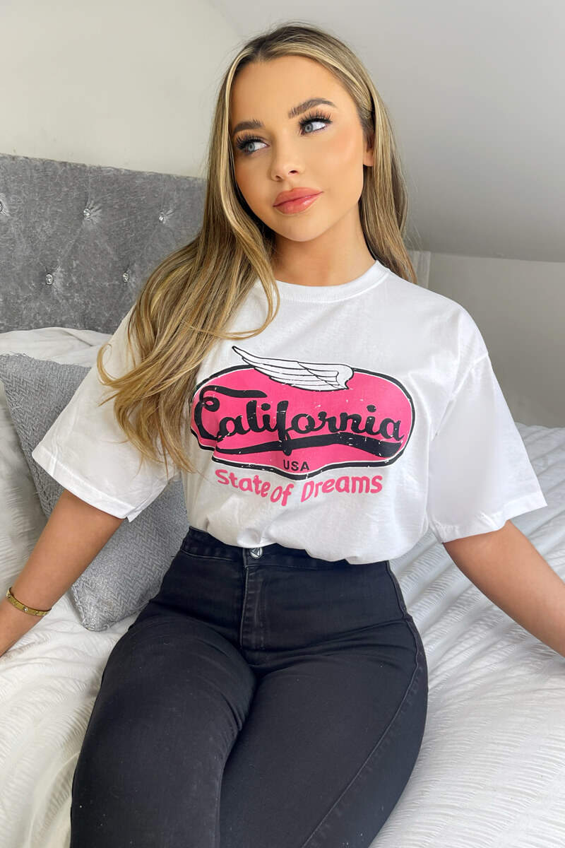 White California Printed T-Shirt - Image 3