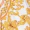 White Halter Neck With Gold Pattern Midi Dress - Image 5