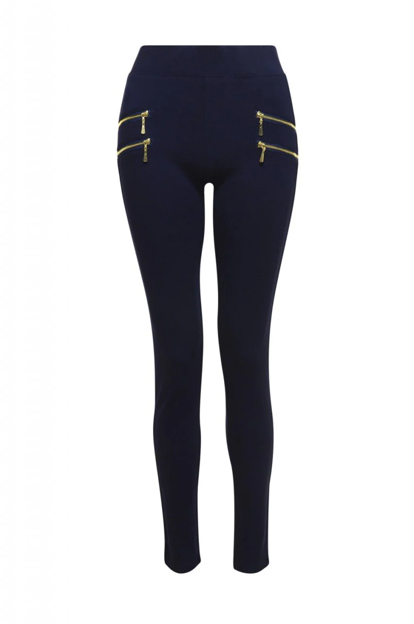 Zip Detail Leggings - Image 5